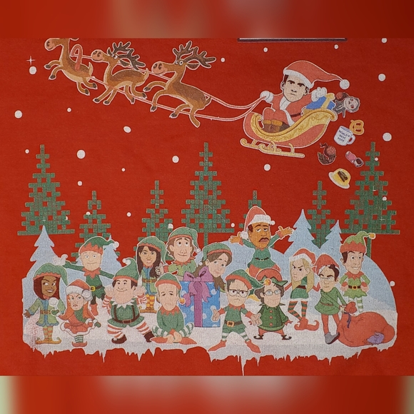 Christmas Cartoon The Office Show Dunder Mifflin Sweatshirt - Picture 5 of 5